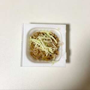 酢キャベツ♪鰹節入り納豆✧˖°